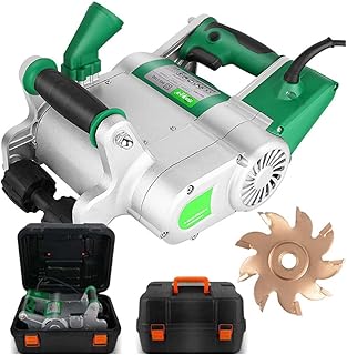 Machine de découpe murale électrique, 1100 w, 1600 tr/min, sans poussière, avec boîte