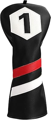 Couvre-têtes de club de golf en bois à grandes dents pour conducteur fairway