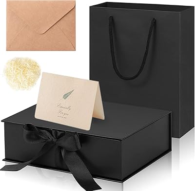 Coffret cadeau avec ruban 126 x 102 41 pouces fermeture magnétique
