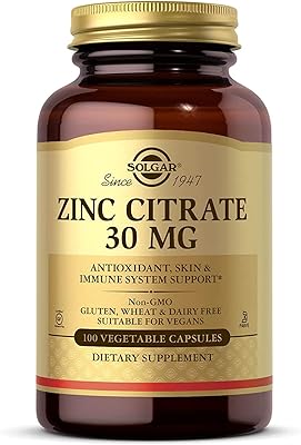 Capsules solgar zinc pour unisexe taille 100