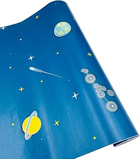 Yifely funny universe decor papier de contact pour étagère amovible et doublure