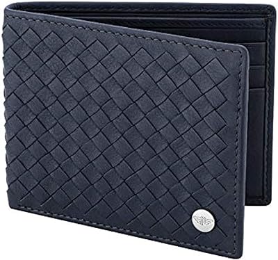 Portefeuille en cuir police pour homme bleu