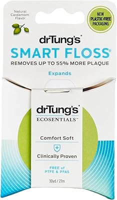 Dr. tong's smart floss floss 30 mètres saveur naturelle de cardamome 1 les couleurs