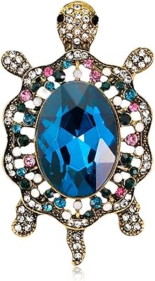 Broche de cou en cristal coloré rétro personnalisé broches pour hommes