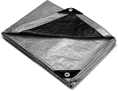 Bâche résistante polytuf argent/noir 3,6 medium x 4,9 medium (12" x 16") 185g avec fil à points, garantie 3 ans. Découvrez le shopping sans frontières avec Diaytar Sénégal