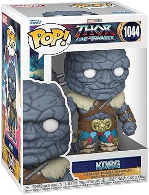 Funko pop marvel : thor love and thunder korg figurine en vinyle à