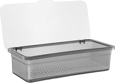 Tiroir à couverts en plastique top pathy avec couvercle, ustensiles de cuisine, couverts