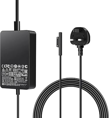 Chargeur it surface pro 65 w 15 v 4 a adaptateur secteur compatible