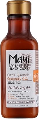 Shampooing à l'huile de noix de coco maui moisture 13 oz (curl quench)