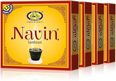 Cycle naveen sambrani (hope/loban/juggal) tasse pour usage quotidien pooja et havan/huma - paquet