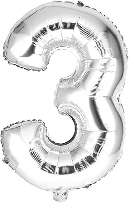 Ballons en mylar en aluminium en forme de chiffres de 40 pouces