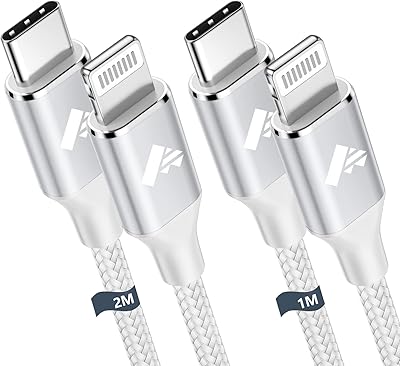 Câble de charge rapide usb c vers lightning, [pack de 2 1 m + 2 m] certifié mfi type c vers lightning compatible avec iphone 14 13 12 11 pro max mini xr xs 8 plus et ipad. Achetez malin avec Diaytar Sénégal, votre partenaire shopping 100% digital