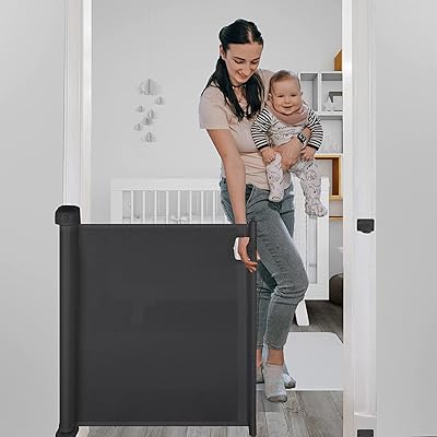 Barrière de sécurité en maille rétractable pour enfants barrière enfants et animaux