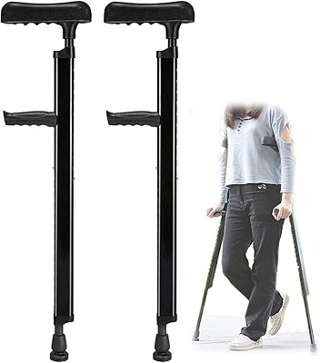 Béquilles sous les bras en aluminium pour adultes et enfants | béquilles
