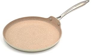 Crêpière korkmaz granita en aluminium forgé revêtement granit antiadhésif batterie de cuisine