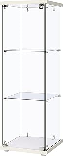 Bibliothèque en verre à 3 niveaux vivohome 157" l x p 472" h