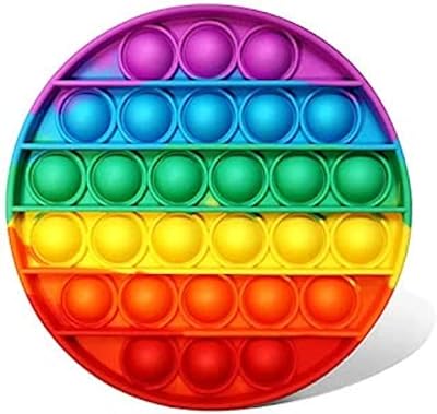 Jouet push pop amater rainbow fidget - jouet à bulles sensorielles pour soulager