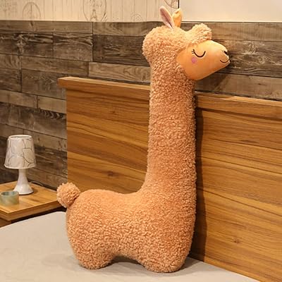 Yudong 295" oreiller en peluche lama géant oreiller en velours doux et moelleux