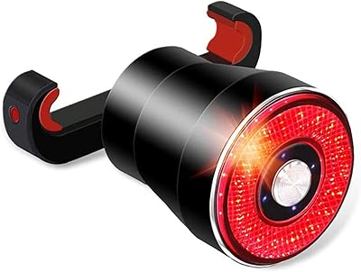 Feu arrière de vélo intelligent xiaokoa feux avec freinage rechargeables par usb