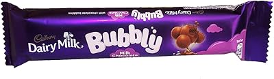Chocolat au lait pétillant cadbury dairy milk 28 grammes