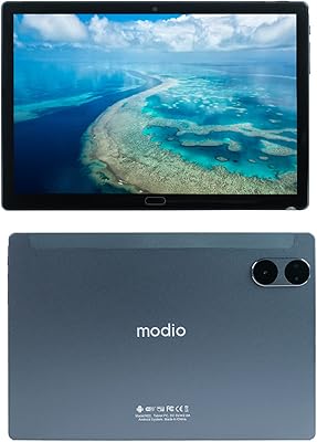 Tablette modio 5g, écran hd 10,1 pouces, 6 go de ram, 128 go