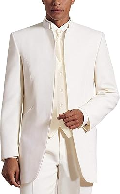 Ybang costume blazer classique 3 pièces à simple boutonnage pour hommes pour mariage