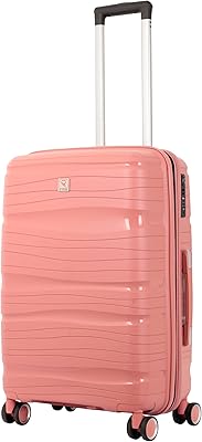 Valise en polypropylène de 24 pouces chariot à bagages de voyage léger