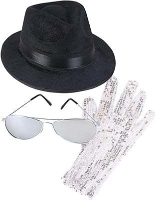 Ensemble de costumes de mj michael jackson fantaisie de rhodey island avec chapeau