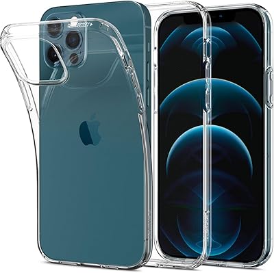 Coque de protection spigen liquid crystal conçue pour iphone 12 et iphone 12