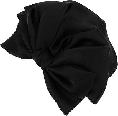 Sac à nœud papillon barrettes noires pour filles, nœuds pour cheveux, pain français