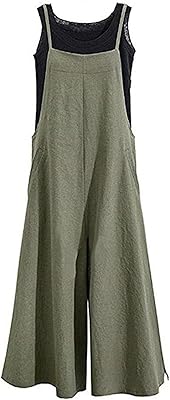 Combinaison jambe large grande taille pour femme, barboteuse décontractée