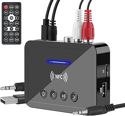 Émetteur et récepteur bluetooth 5.0 3 en 1 adaptateur bluetooth 3,5 mm aux