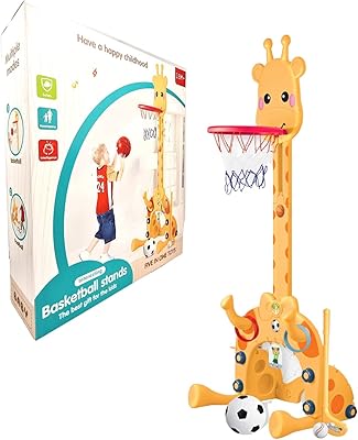 Ensemble de jeu fitto 4 en 1 pour enfants, cerceau de basket-ball