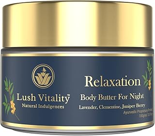 Beurre corporel relaxant lush vitality pour la nuit, lavande, clémentine, baies de genévrier 100 gm. Votre satisfaction commence ici, sur Diaytar Sénégal
