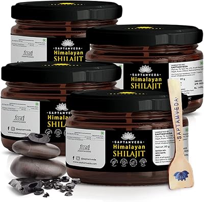 Saptamveda himalayan shilajit résine liquide pour hommes et femmes