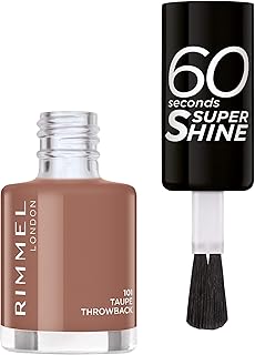 Vernis à ongles rimmel london 60 seconds super shine, 101 top throwback, 8