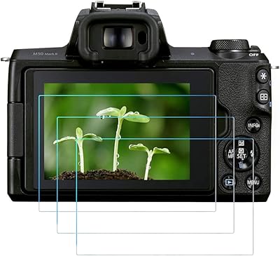Protecteurs d'écran m50 mark ii compatibles avec canon eos m50 m50ii m6 m6ii
