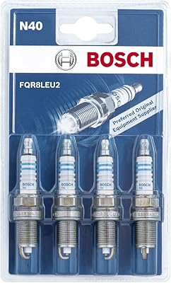 Jeu de bougies d'allumage en nickel bosch fqr8leu2 (n40) 4