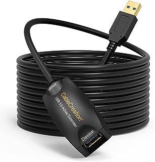 Cablecreation câble d'extension usb 3.0 actif de 164 m connecteur mâle à femelle