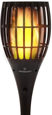 Lampe de poche solaire everbeam p1 avec flamme - les torches tiki solaires