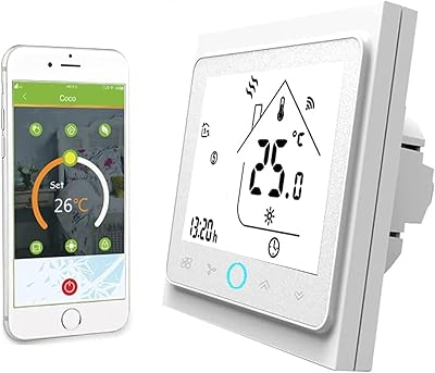 Thermostat wifi moise smart ac avec 4 tubes pour le contrôle de la température