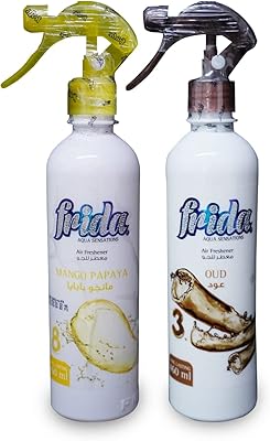 Désodorisant frida 460 ml (offre combo) pack de 2 (mangue papaye + oud)
