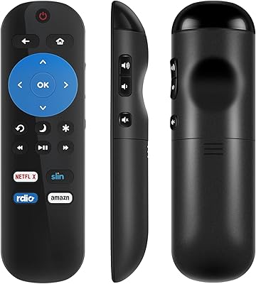 Télécommande de remplacement pour téléviseur lg roku avec bouton d'alimentation et contrôle du