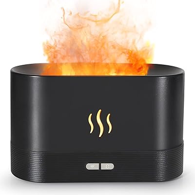 Humidificateur de flamme x-virgin diffuseur de veilleuse silencieux de bureau usb huile essentielle
