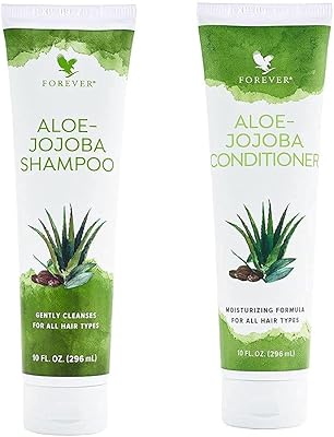 Shampooing et après-shampooing forever living à l'aloe vera et au jojoba, pack double