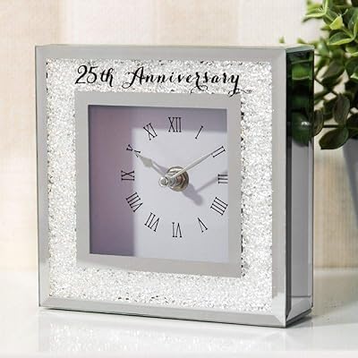 Montre en cristal du 25e anniversaire de widdup & co. avec lunette