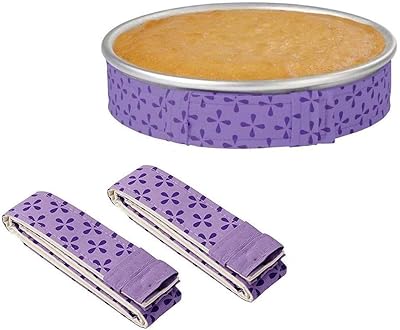 2 bandes de cuisson égales pour moule à gâteau, bandes hydratantes, épaisses bandes