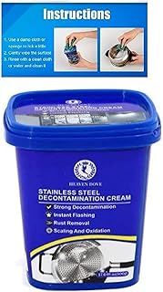 Pâte nettoyante pour four et casseroles en acier inoxydable ygt, polyvalente 500 grammes