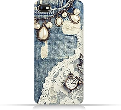 Coque mobile en tpu à motif de jeans de mode amc design