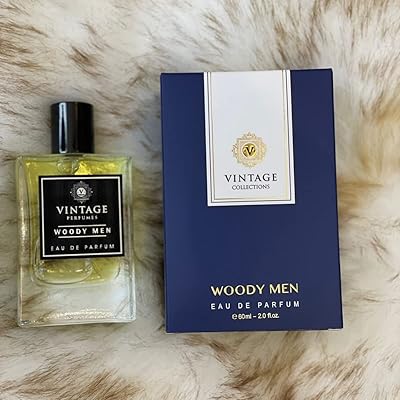 Eau de parfum signature vintage de woody pour homme 60 ml